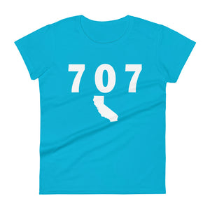 707 Area Code Women's Fashion Fit T Shirt