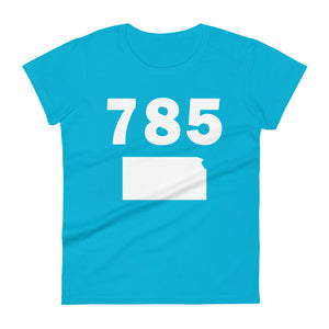 785 Area Code Women's Fashion Fit T Shirt
