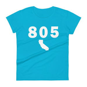 805 Area Code Women's Fashion Fit T Shirt