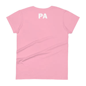 215 Area Code Women's Fashion Fit T Shirt
