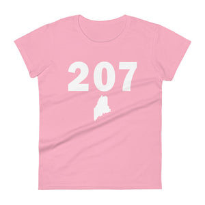 207 Area Code Women's Fashion Fit T Shirt