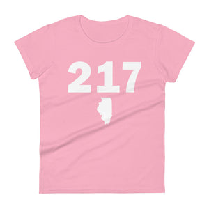 217 Area Code Women's Fashion Fit T Shirt