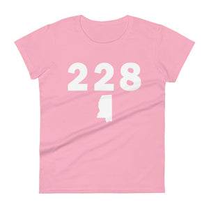 228 Area Code Women's Fashion Fit T Shirt