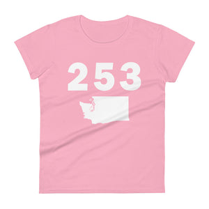 253 Area Code Women's Fashion Fit T Shirt