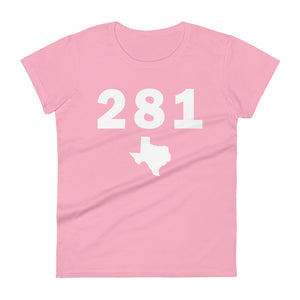 281 Area Code Women's Fashion Fit T Shirt