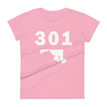 Load image into Gallery viewer, 301 Area Code Women&#39;s Fashion Fit T Shirt