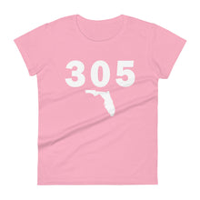 Load image into Gallery viewer, 305 Area Code Women&#39;s Fashion Fit T Shirt
