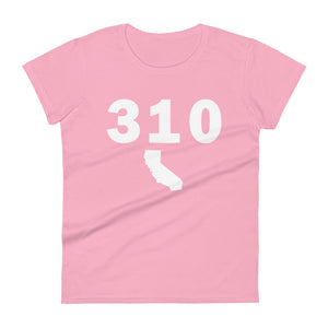 310 Area Code Women's Fashion Fit T Shirt
