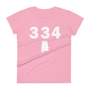 334 Area Code Women's Fashion Fit T Shirt