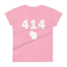 Load image into Gallery viewer, 414 Area Code Women&#39;s Fashion Fit T Shirt