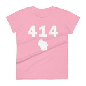 414 Area Code Women's Fashion Fit T Shirt