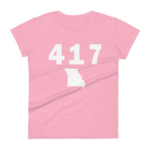 Load image into Gallery viewer, 417 Area Code Women&#39;s Fashion Fit T Shirt