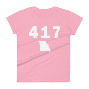 417 Area Code Women's Fashion Fit T Shirt
