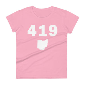 419 Area Code Women's Fashion Fit T Shirt