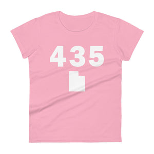 435 Area Code Women's Fashion Fit T Shirt