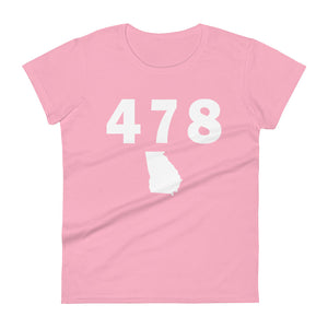 478 Area Code Women's Fashion Fit T Shirt