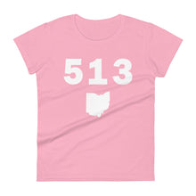 Load image into Gallery viewer, 513 Area Code Women&#39;s Fashion Fit T Shirt