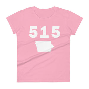 515 Area Code Women's Fashion Fit T Shirt