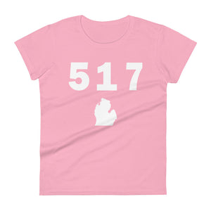 517 Area Code Women's Fashion Fit T Shirt