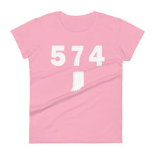 Load image into Gallery viewer, 574 Area Code Women&#39;s Fashion Fit T Shirt