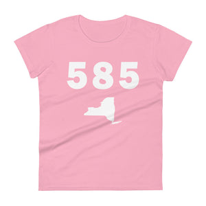 585 Area Code Women's Fashion Fit T Shirt