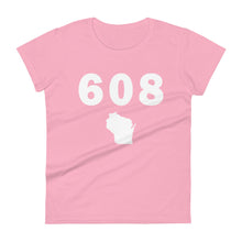 Load image into Gallery viewer, 608 Area Code Women&#39;s Fashion Fit T Shirt