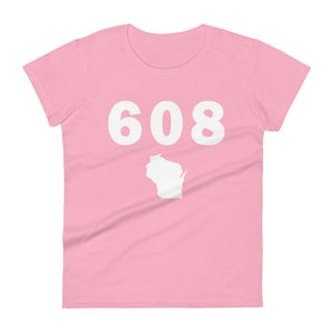608 Area Code Women's Fashion Fit T Shirt