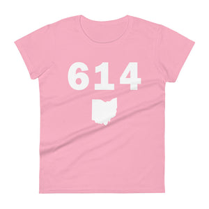 614 Area Code Women's Fashion Fit T Shirt
