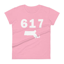 Load image into Gallery viewer, 617 Area Code Women&#39;s Fashion Fit T Shirt