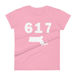 617 Area Code Women's Fashion Fit T Shirt