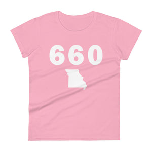 660 Area Code Women's Fashion Fit T Shirt