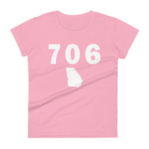 706 Area Code Women's Fashion Fit T Shirt