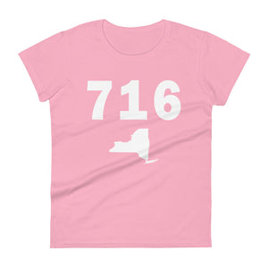 716 Area Code Women's Fashion Fit T Shirt