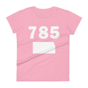 785 Area Code Women's Fashion Fit T Shirt