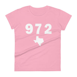 972 Area Code Women's Fashion Fit T Shirt