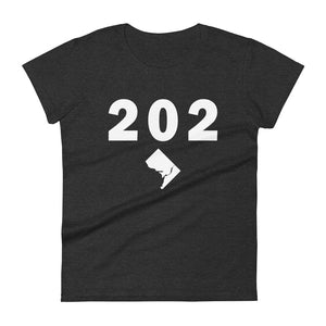 202 Area Code Women's Fashion Fit T Shirt