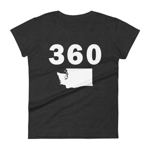 360 Area Code Women's Fashion Fit T Shirt