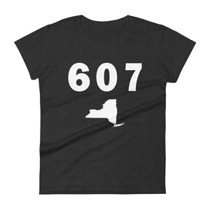 607 Area Code Women's Fashion Fit T Shirt