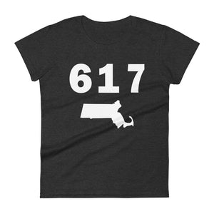 617 Area Code Women's Fashion Fit T Shirt
