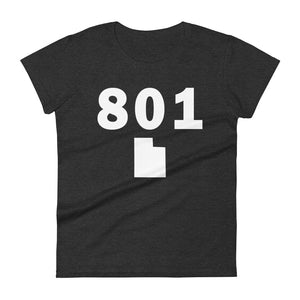 801 Area Code Women's Fashion Fit T Shirt