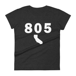 805 Area Code Women's Fashion Fit T Shirt