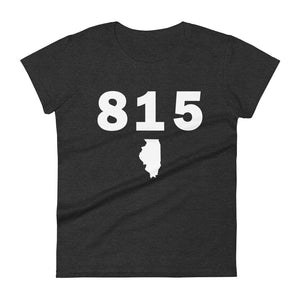815 Area Code Women's Fashion Fit T Shirt