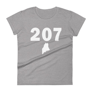207 Area Code Women's Fashion Fit T Shirt