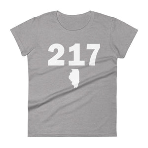 217 Area Code Women's Fashion Fit T Shirt
