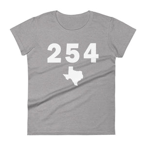 254 Area Code Women's Fashion Fit T Shirt