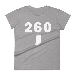 260 Area Code Women's Fashion Fit T Shirt