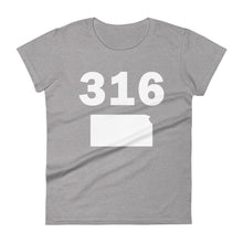 Load image into Gallery viewer, 316 Area Code Women&#39;s Fashion Fit T Shirt