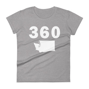360 Area Code Women's Fashion Fit T Shirt