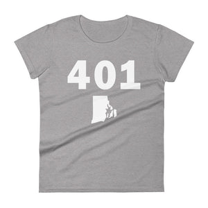 401 Area Code Women's Fashion Fit T Shirt
