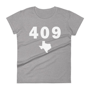 409 Area Code Women's Fashion Fit T Shirt